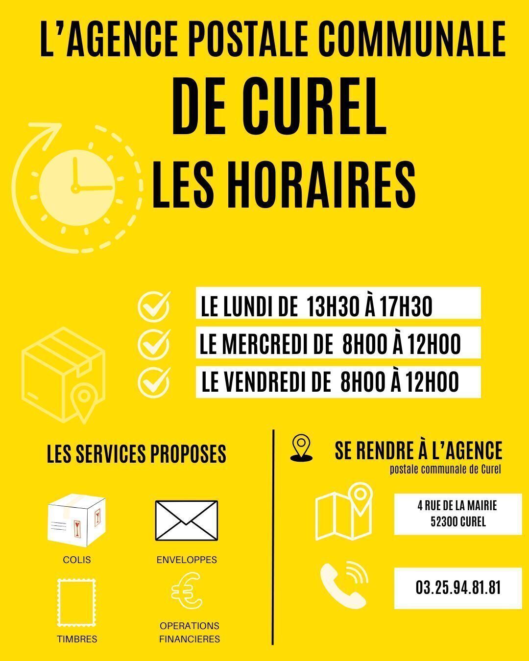 affiche la poste
