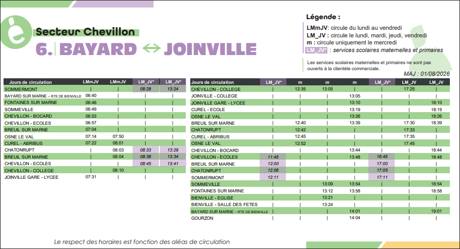 horaires bus ticéa 206-2027 2
